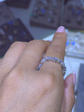 14K Gold Multi Shape Diamond Eternity Band