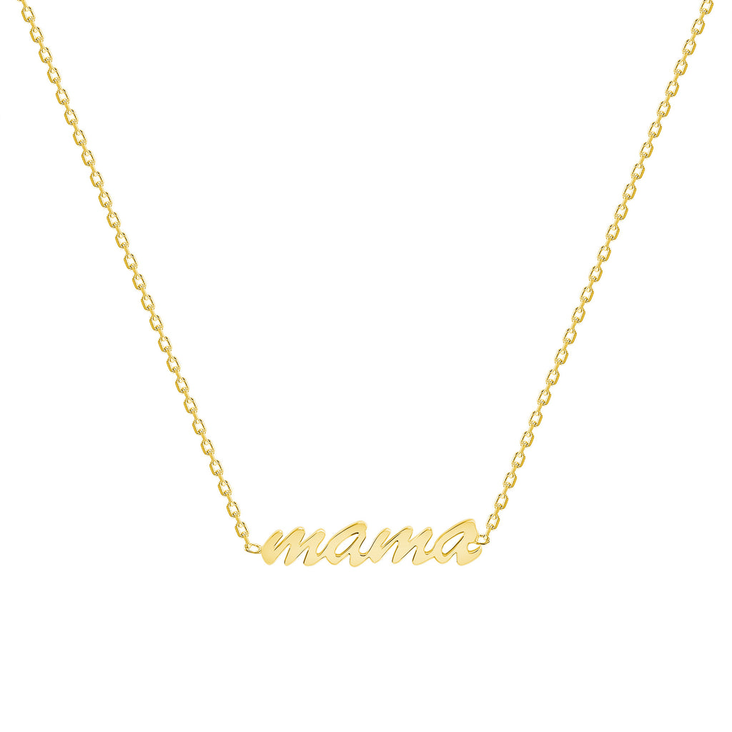 14K Yellow Gold mama Pendant