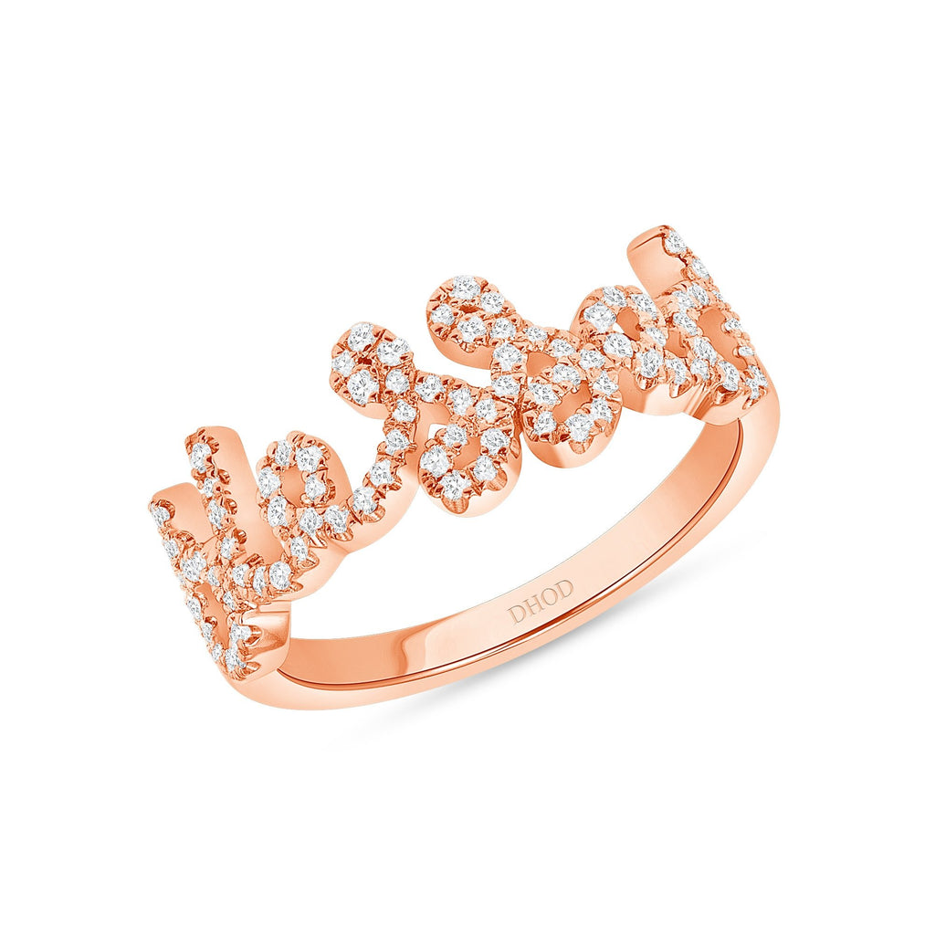 Gold  BLESSED Ring