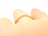 14K Gold Diamond Prong Set Band
