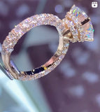 3 Carat  Double Under Halo Ring