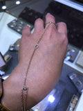 The Evil Eye Bracelet Hand Ring Chain