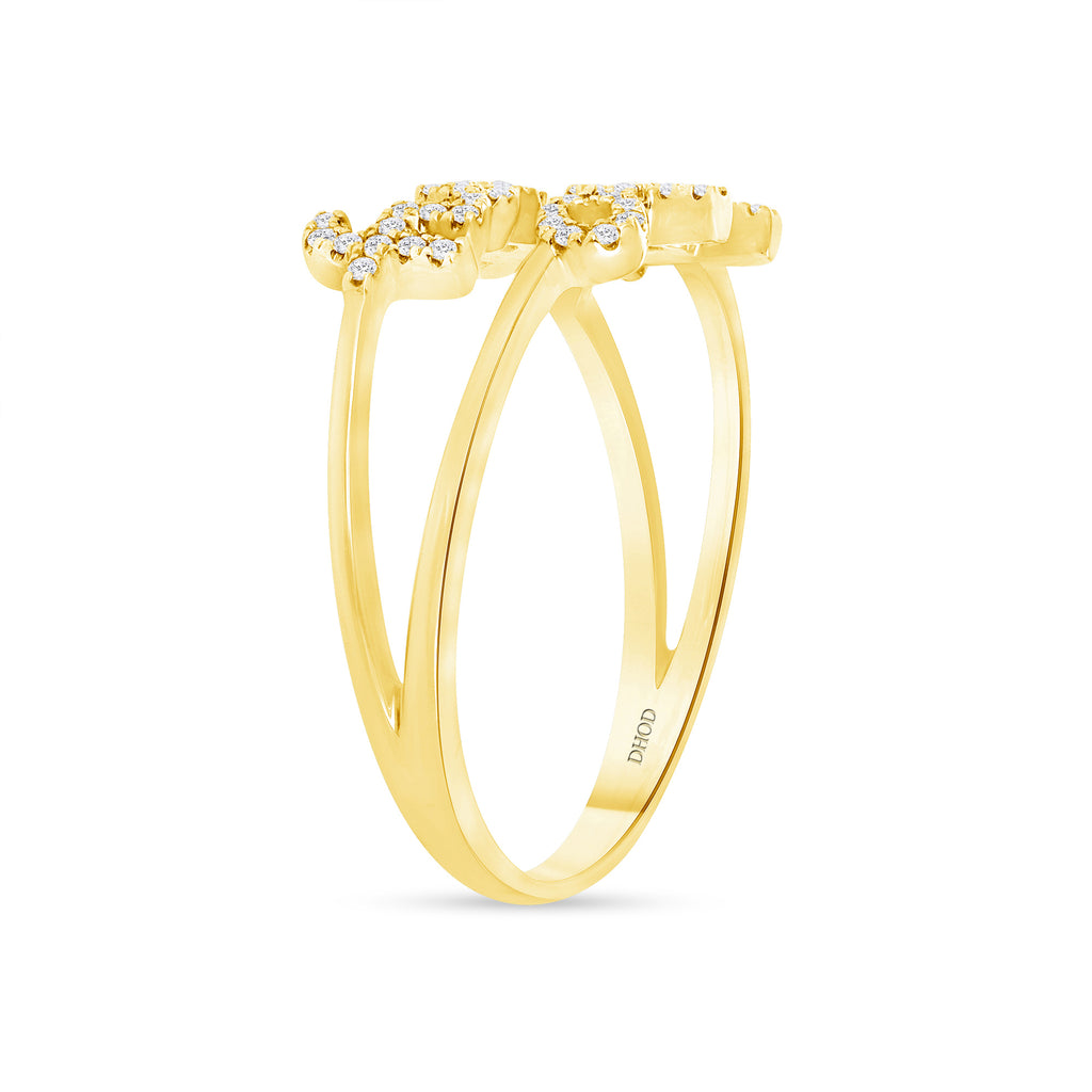 14K Gold Diamond F Off Fashion Ring
