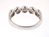 14K Gold Diamond Halo 2.5MM Band