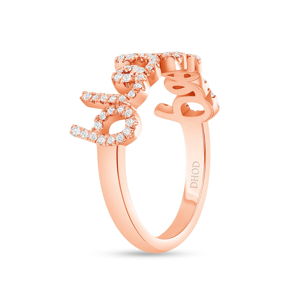 14k Diamond BLESSED Ring