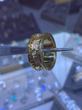 18K Mens Spinner Band