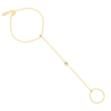 The Evil Eye Bracelet Hand Ring Chain