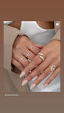 14K Gold Diamond Halo with 3.00 Carats Pear Morganite Engagement Ring