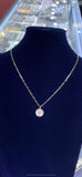 14K Gold Horoscope Pendant With Chain
