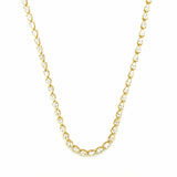 14K Gold East West Lab Grown Pear Cut Diamond Tennis Necklace