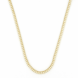 14K Gold 15.00 Carat Lab Grown Tennis Necklace