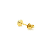 14K Gold Pavé Cushion Shape Stud Earrings