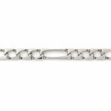 14K Gold 4.8MM Edged Figaro Bracelet