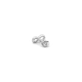 14K Gold Diamond Infinity Stud Earrings
