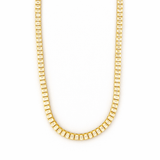 14K Gold 40.00 Carat Lab Grown Emerald Diamond Tennis Necklace