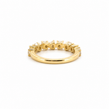 14K Gold Diamond Multi Shape Wedding Band