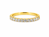 14K Gold 2MM Diamond Prong Band