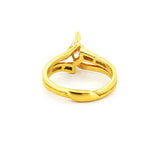 14K Gold Marquise Diamond  Baguette Channel Set Engagement Ring