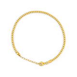14K Gold 2.5MM Bead Bracelet