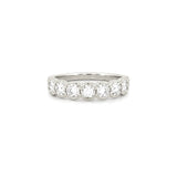 14K Gold Round Bezel Diamond Anniversary Band
