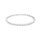 14K Gold 3.6MM Diamond Cut Ball Bracelet