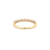 14K Gold Single Prong Pink Sapphire Ring