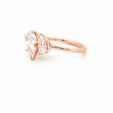 14K Gold 3.20 Carat Lab Grown Diamond Toi Et Moi Duo Pear Engagement Ring