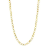 14K Gold Lab Grown 21.00 Carat Sideways Pear Diamond Tennis Necklace
