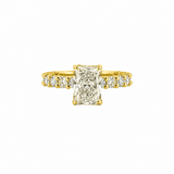 14K Gold 2.00 Carat Lab Grown Diamond Audrey Engagement Ring