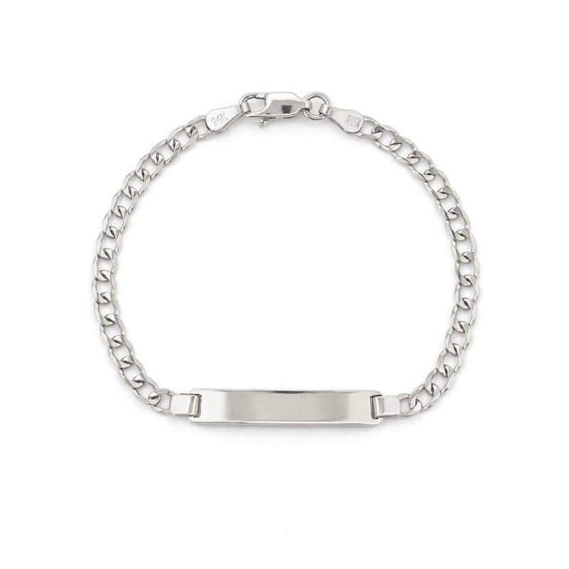 14K Gold Baby Cuban ID Bracelet