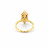14K Gold 3.00 Carat Lab Grown Marquise Pink Diamond Solitaire Engagement Ring