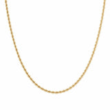 14K Yellow Gold Solid 2MM Rope Chain
