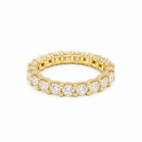 14K Gold Ladies 3.5MM Diamond U Prong Eternity Diamond Band