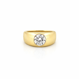 14K Gold Chunky 1.00 Carat Lab Grown Diamond Engagement Ring