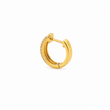 14K Gold Studded Diamond Earrings