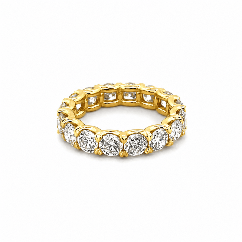 14K Gold 4.90 Carat Diamond Eternity Wedding Band
