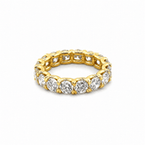 14K Gold 4.90 Carat Diamond Eternity Wedding Band