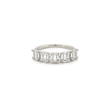 14K Gold 5 Baguette Cluster Diamond Band