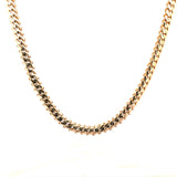 14K Gold Iced Out Cuban Chain