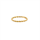 14K Gold Rope Ring