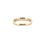 14K Gold Round Bubble Diamond Cut Fashion Band