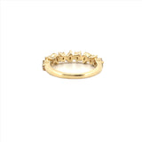 14K Gold Diamond Multi Shape Wedding Band