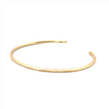 14K Gold Fashion Diamond Cut Bangle