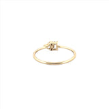 14K Gold Toi Et Moi Heart and Baguette Diamond Ring