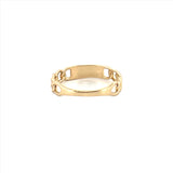 14K Personalized Gold Cuban Band