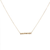 14K Gold Multi Shape Diamond Pendant