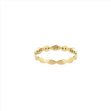 14K Gold Marquise Style Half Eternity 2MM Band