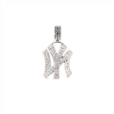 14K Gold New York Logo Mens Pendant