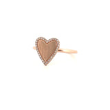 14K Gold Heart Shape Ring