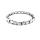 14K Gold 6MM Oval Lab Grown Diamond Tennis Bracelet
